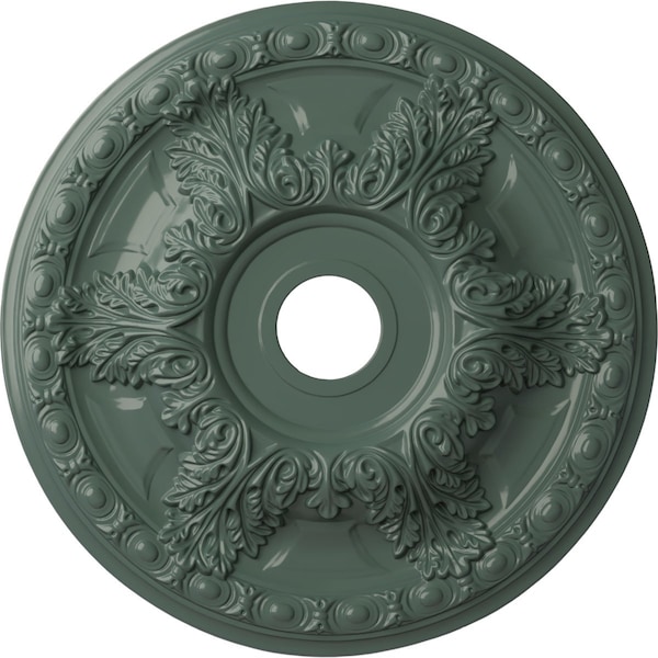 Ekena Millwork Granada Ceiling Medallion (Fits Canopies up to 7 1/8"), 23 3/8"OD x 3 5/8"ID x 2 1/2"P, Cloud Burst CM23GACBF - main
